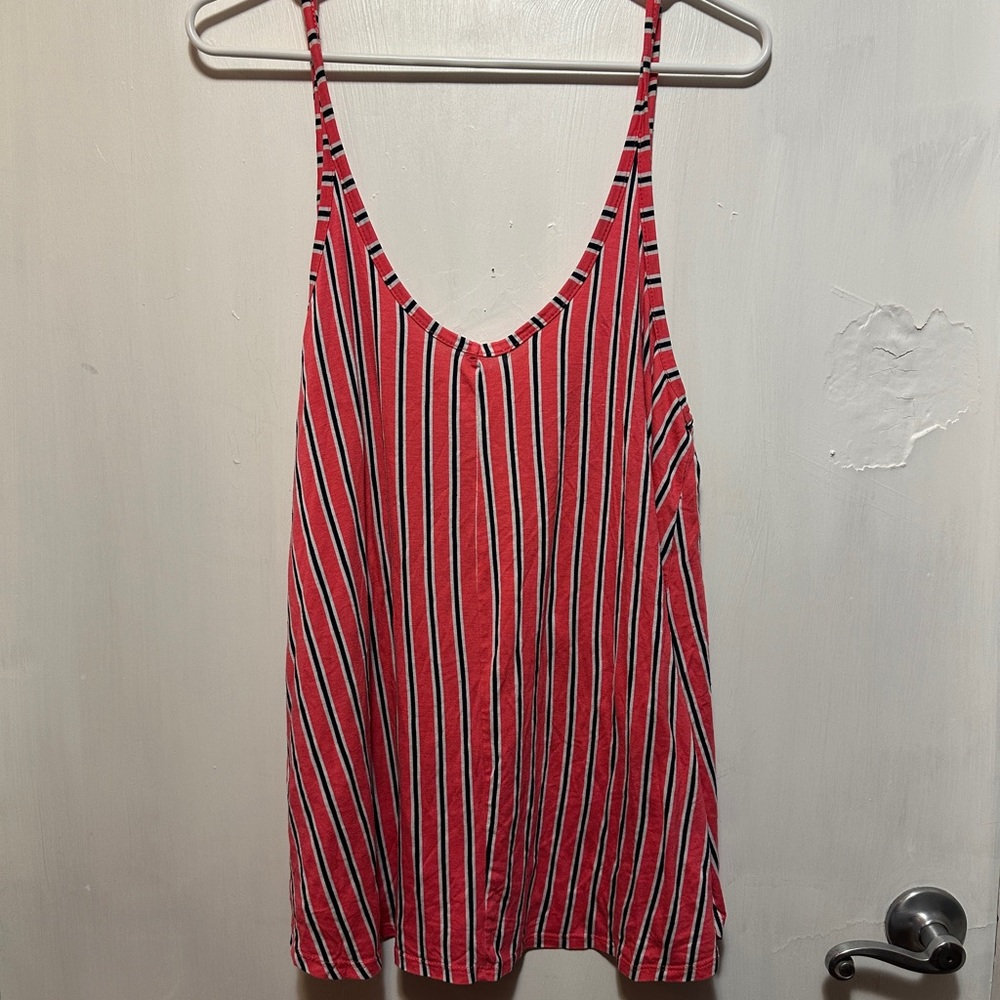 Red tank top